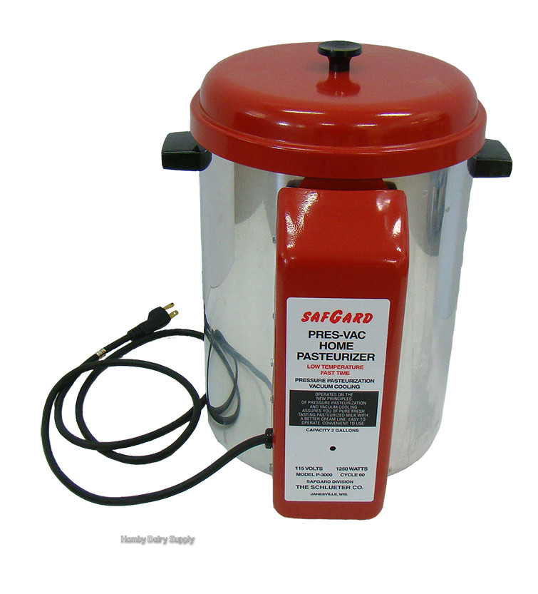 Sold Out - Milk Pasteurizer 2 Gallon Aluminum Single Function 110 volts P3000