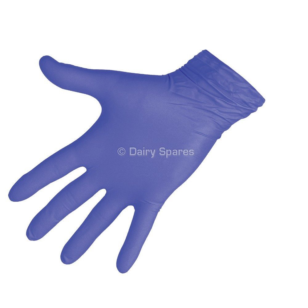 febra™ Violet Nitrile Milking Glove, Standard Cuff, Powder Free (100Pk) – GLV52S GLV52S