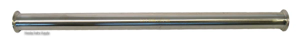 1.5 inch Clamp x Clamp Stainless tubing - 24 inch length