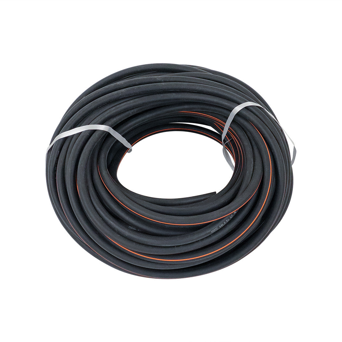 Air hose, 50 Meters - Ø7,6mmxØ14,5mm/Red stripe (Aftermarket)