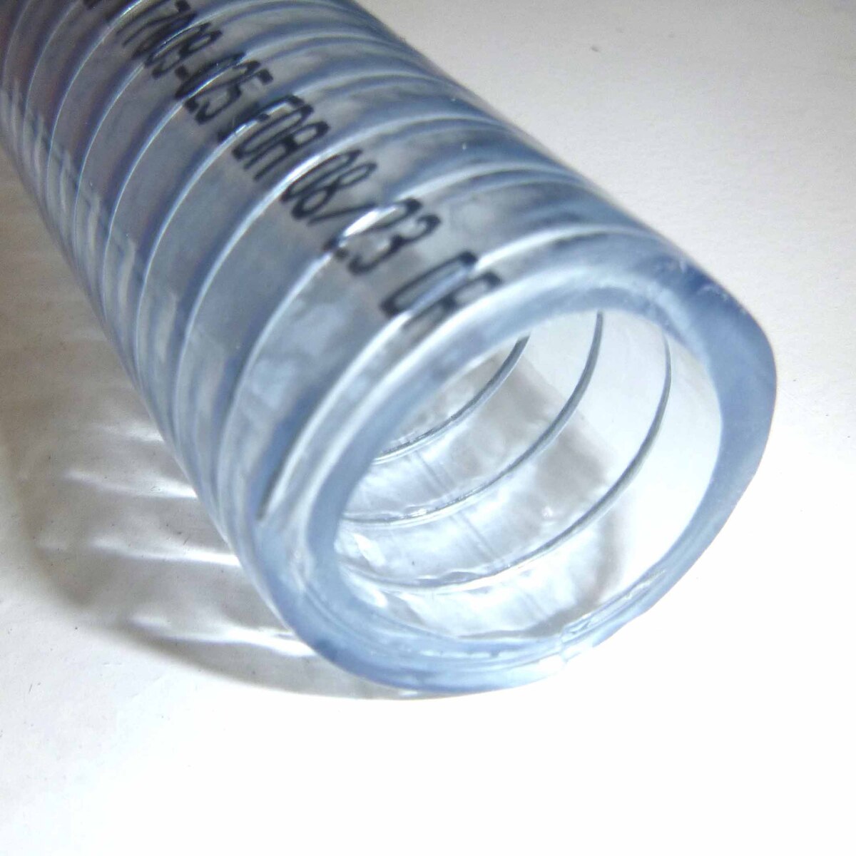 Clear Stainless Steel Coil Sprung Hose 25 ID 8804-8280-025