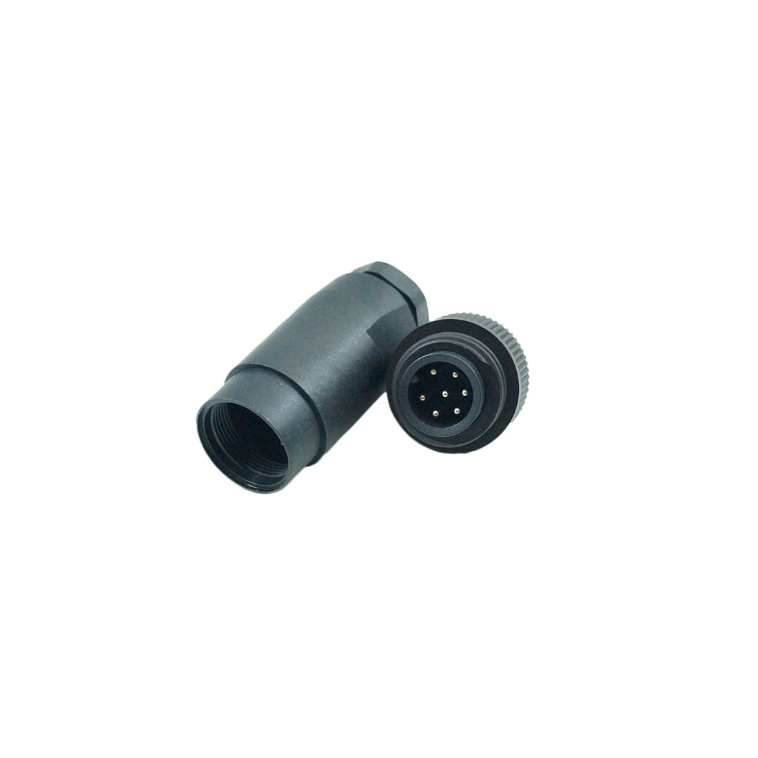Plastic connector, black with 7 connectors - Loose U102416