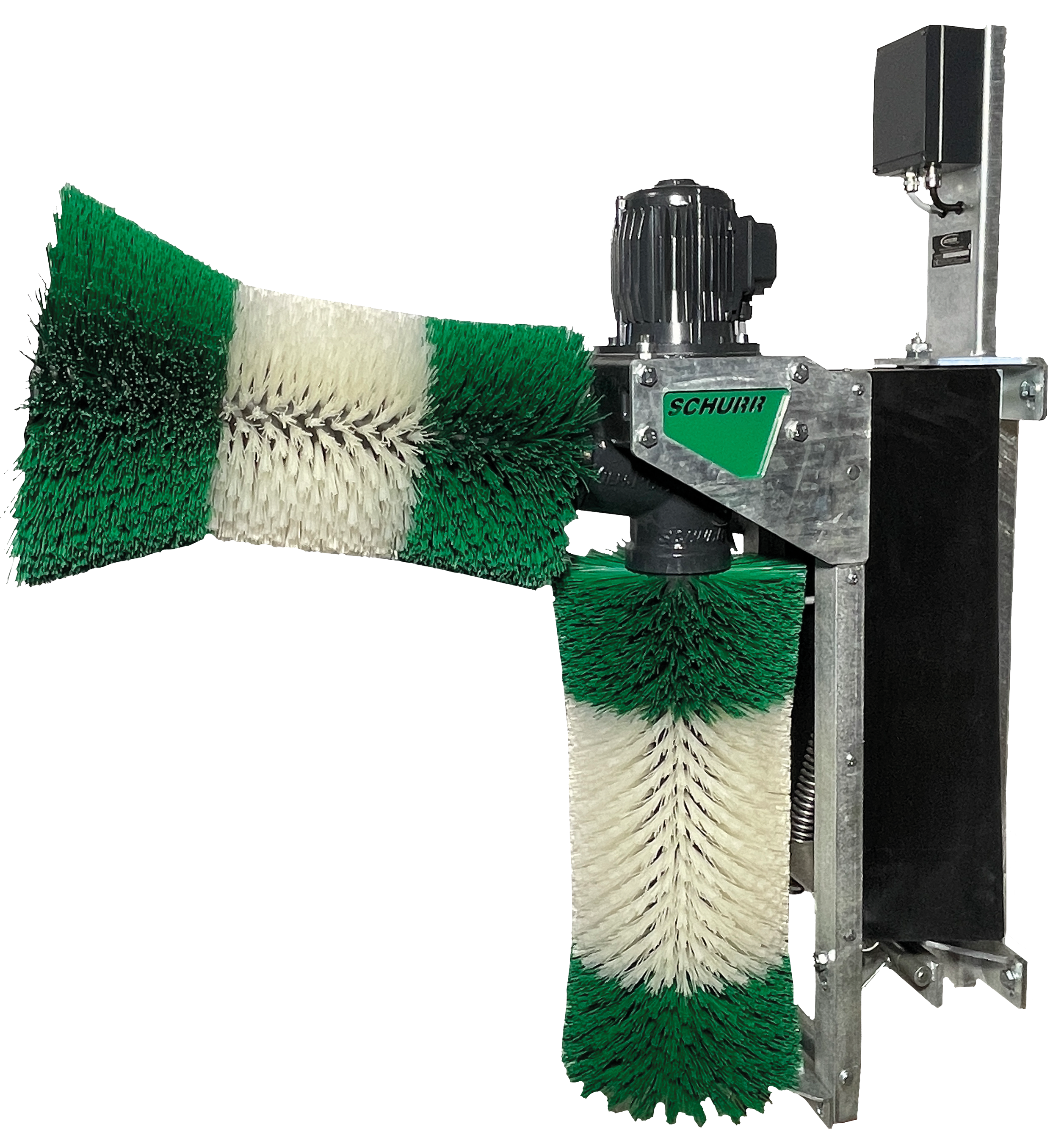 SCHURR Kuhbürste 2-Bürstensystem Modell "Typ D22"