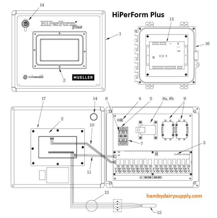 Sensor for Mueller HIPERFORM II & III & Plus® Control RS-485