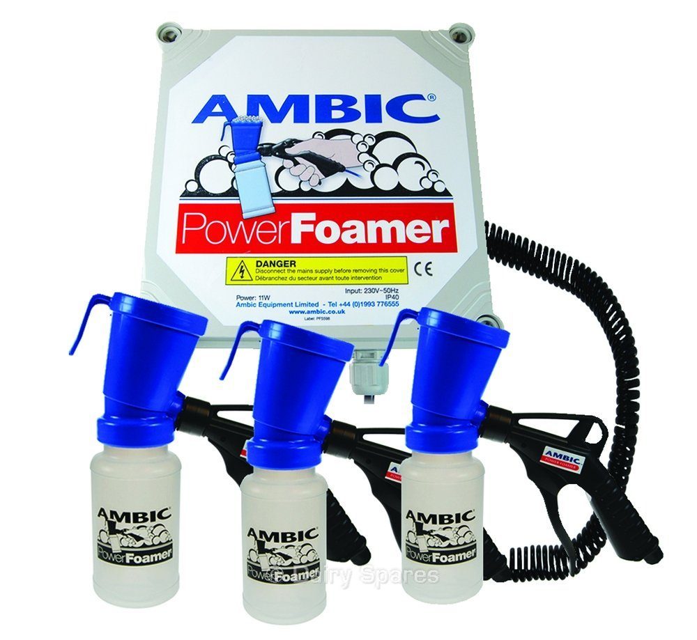 Ambic Electric PowerFoamer™ c/w 3 Applicators – AP001 AP001