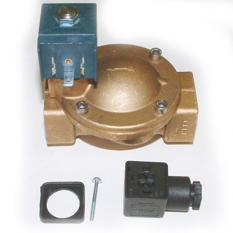Fullwood water solenoid valve 1″ brass 052254F