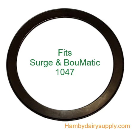 1047 thin black rubber Lid Gasket for Surge® and Bou-Matic® bucket lids 4999-1120-293