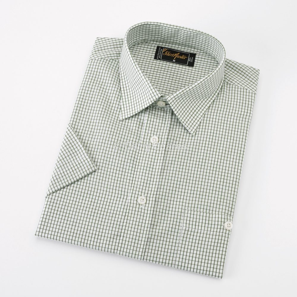 Shirtmaster Westland Polycotton Short Sleeved Shirt Green – SMW02S SMW02S