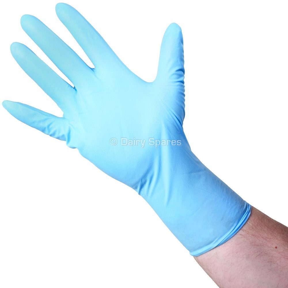 Tuffies™ Long Cuff Blue Nitrile Glove Powder Free (50Pk) – GL44S GL44S