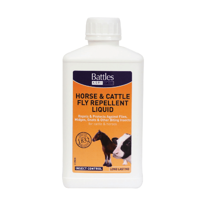 Battles fly repellent liquid