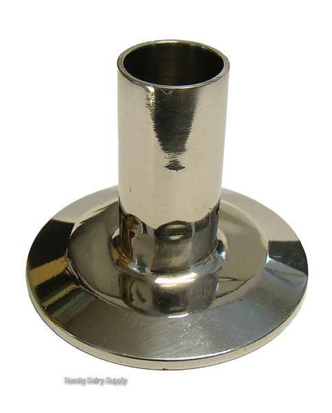 End Cap with Nipple 2 inch Triclamp x 3/4 Milk Hose