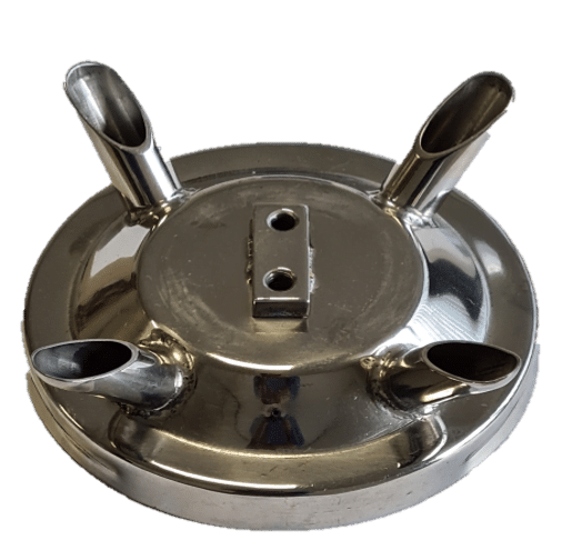 Compatible Delaval 250cc MC3 stainless steel base