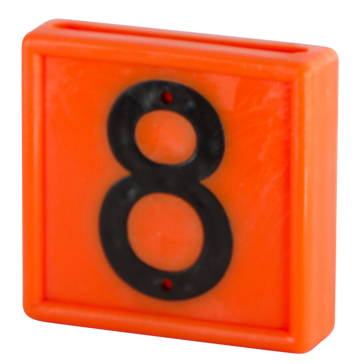 Nummernblock für Halsmarkierungsband, orange | 10er Pack