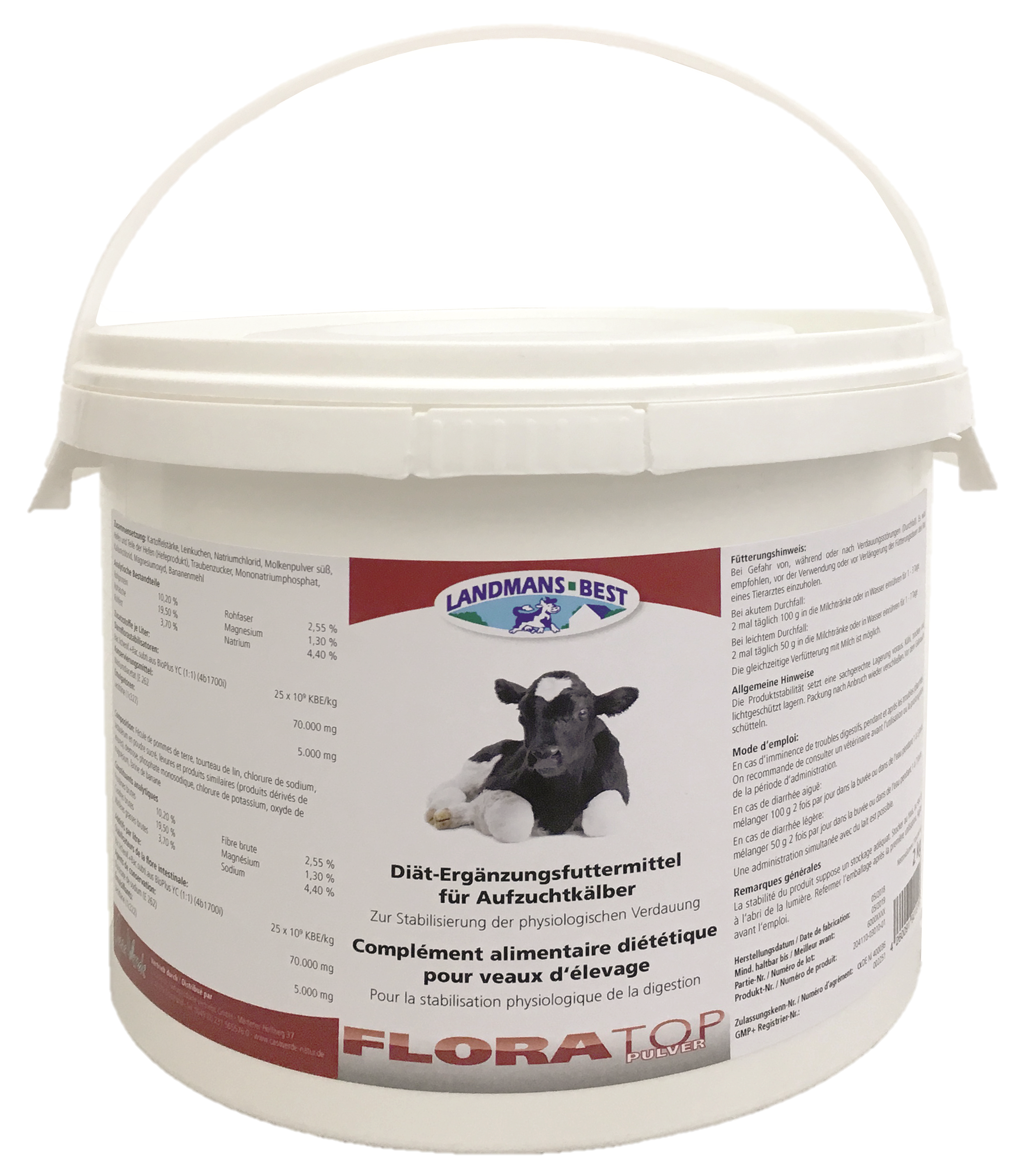 Landmans Best Floratop Darmflora Kälber Pulver 2 kg