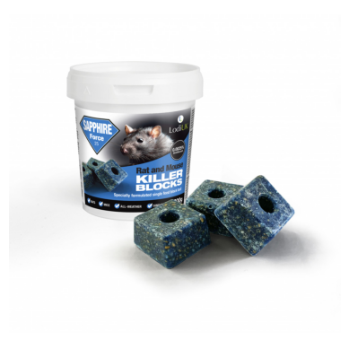 Lodi Sapphire Force 25 300g Blocks – Rodent Bait SB300
