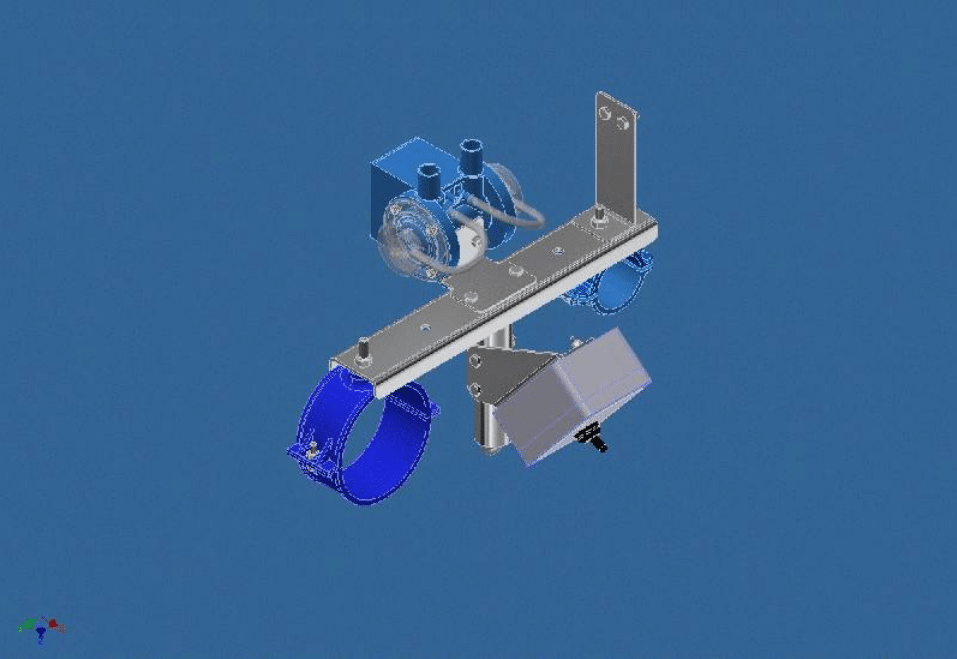 Standalone Diversion Line Valve Bracket – Electronic – Switch Type – 2″ x 4″
