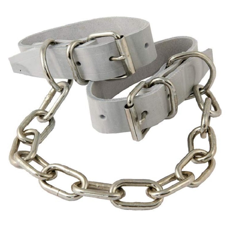 Heavy duty leather cattle hobble / shackle