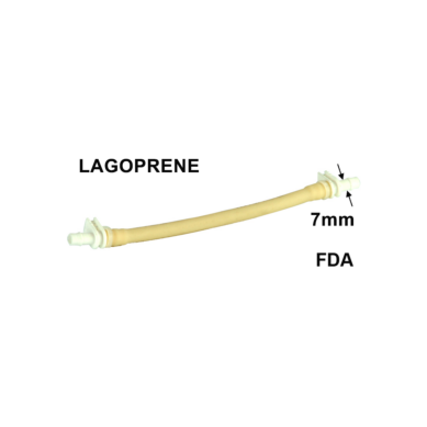 Tubing FDA (Lagoprene) with Nozzles 7mm OD Beige corr. GEA 7015-6638-300 GEA7015-6638-300