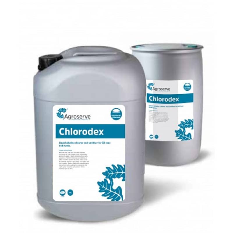 Agroserve Chlorodex Liquid Alkaline Cleaner and Sanitiser