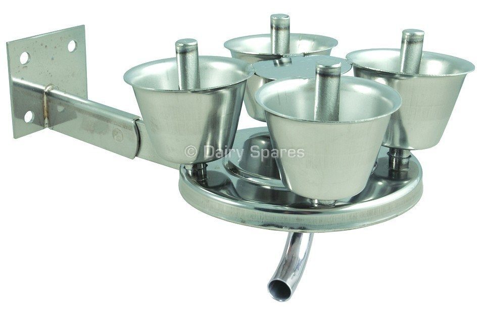 Greenoak Stainless Steel Jetter Tray Wall Mounted, Left Angled Nipple – 77098