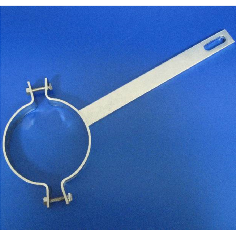 Dairymaster milk meter stainless steel line support bracket (3″)