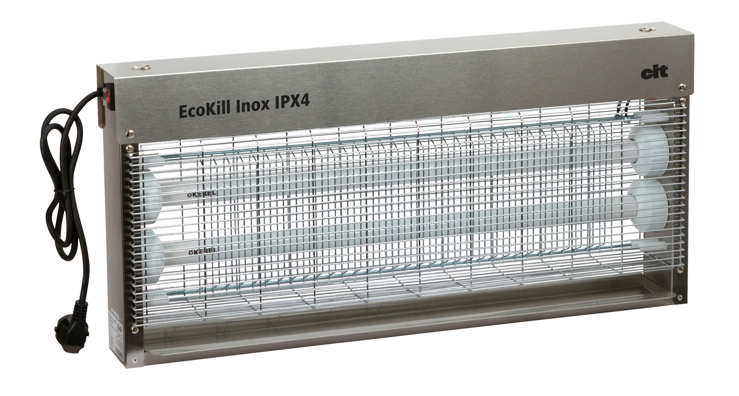 cit Fliegenvernichter EcoKill Inox, IPX4 2 x 18W für 200m²