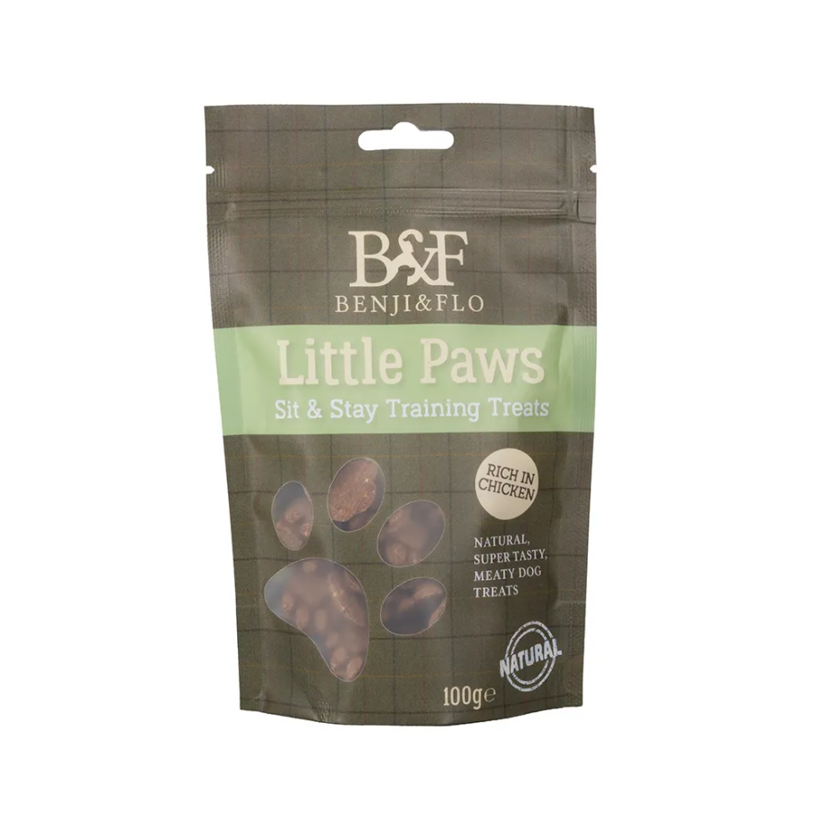 Benji & Flo Little Paws Sit & Stay Training Treats (100g)