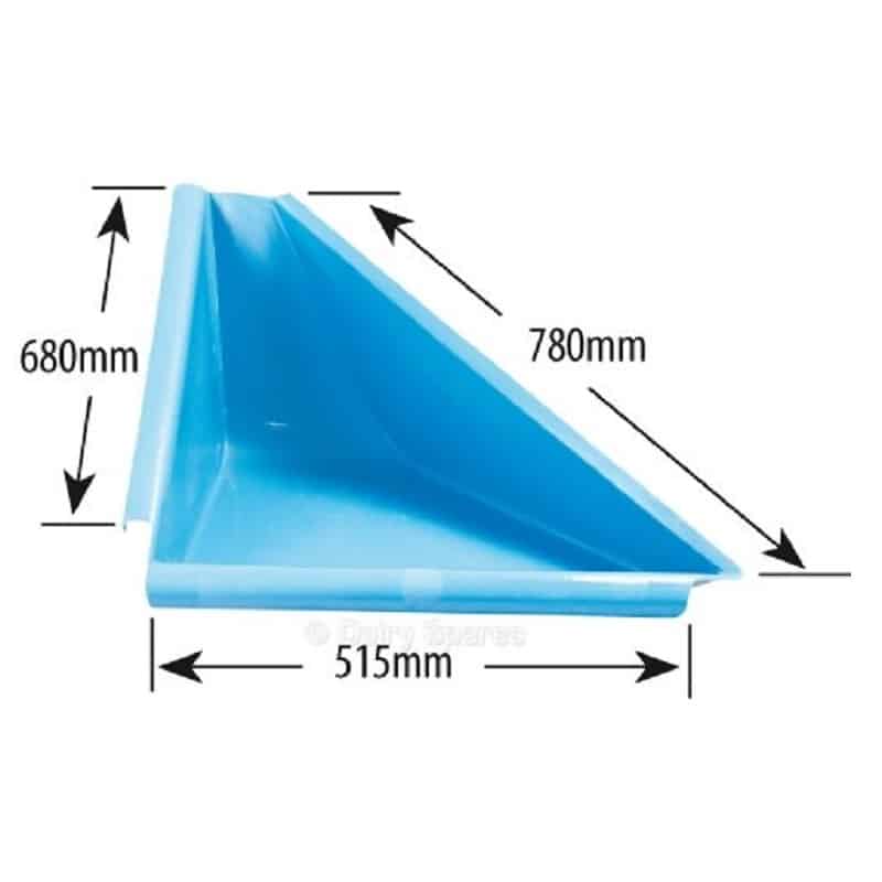 Greenoak feed manger pan – Delaval right hand narrow line type