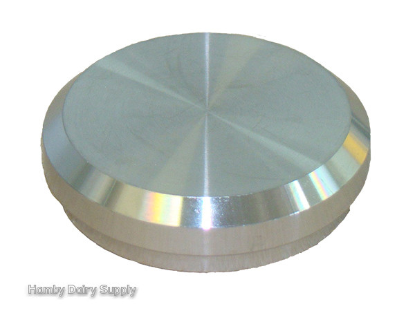 Dust Cap / End Cap for 2 inch Milk Tank Valve - Stainless Steel M-30237