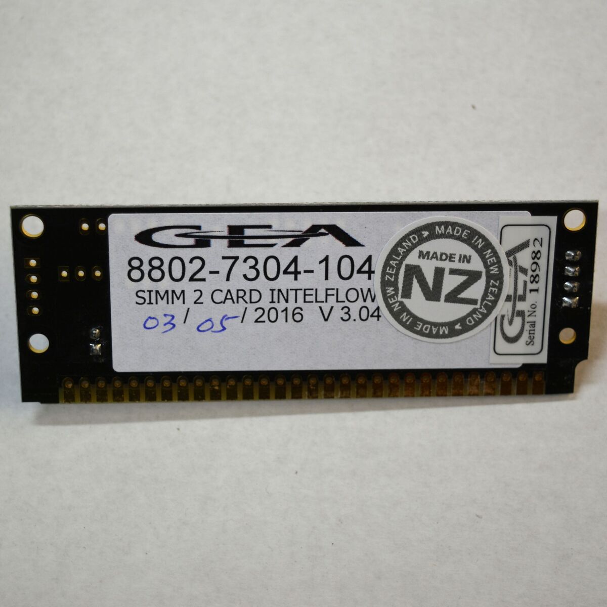 SIMM 2/3 Program Card For Intelflow/Flow Con 8802-7304-104