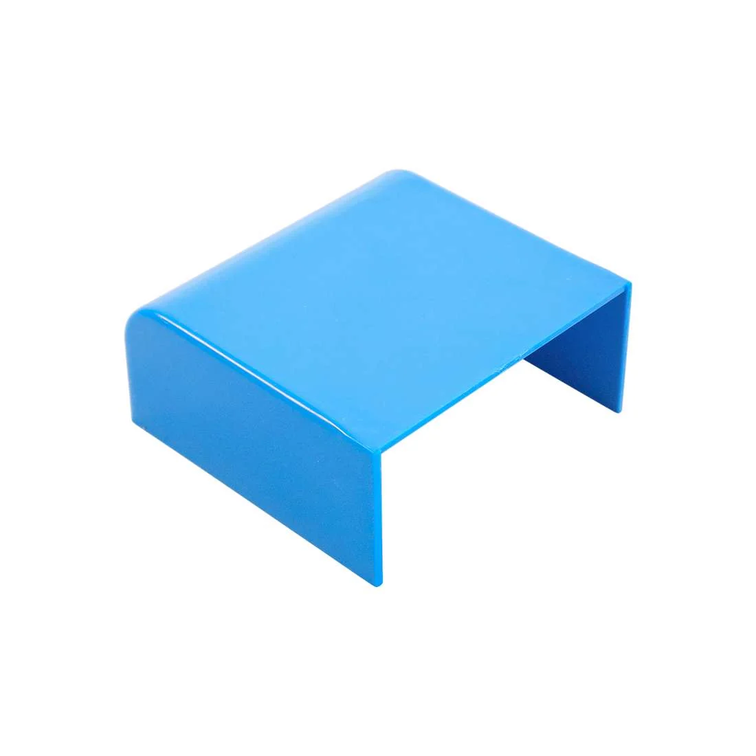 Square PVC end cap - 80/80 blue D10670610