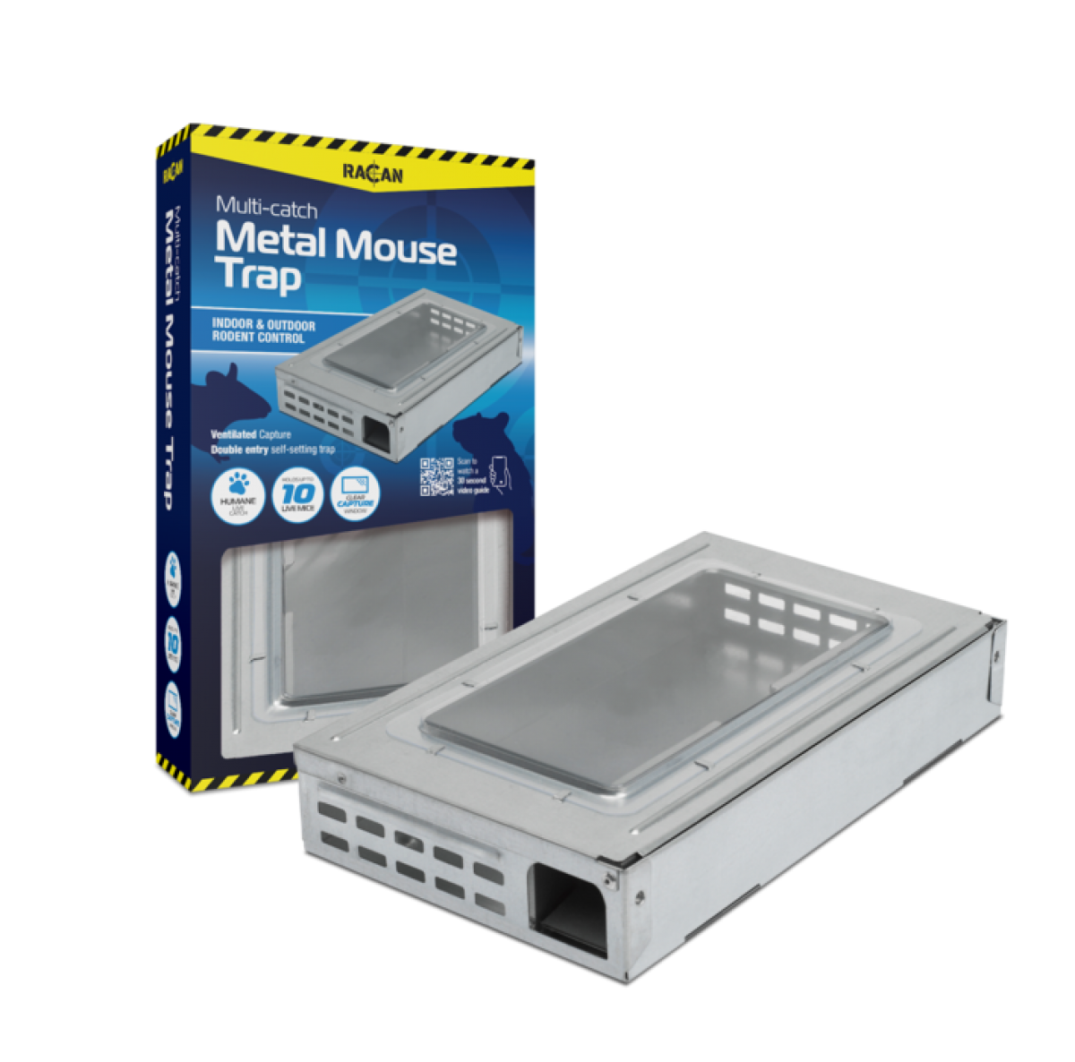 Racan Multi-Catch Metal Mouse Trap RAC1110