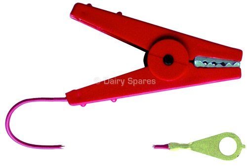 Fencing Crocodile Clamp Red (Single) – FI106 FI106