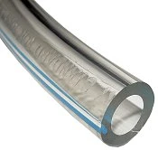 1/2 inch ID 16M Thick Wall Clear Vacuum Hose / Tubing with blue stripe 4999-1090-002