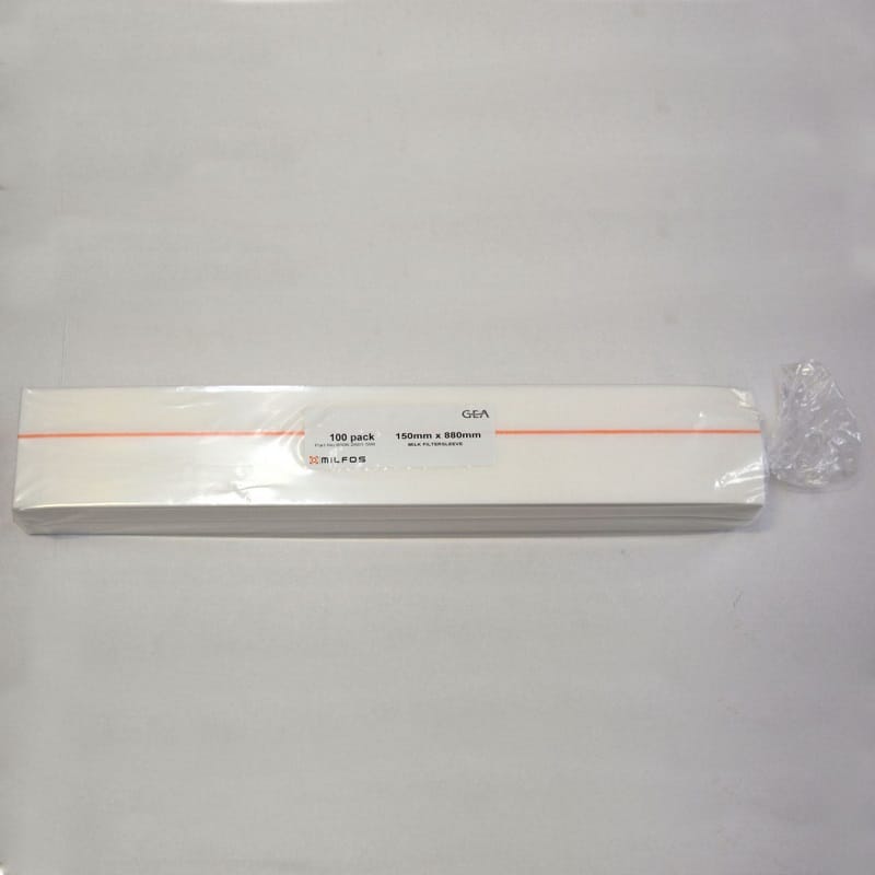 GEA Milfos milk filter sleeve 610mm x 150mm pack of 100 8808-2601-561