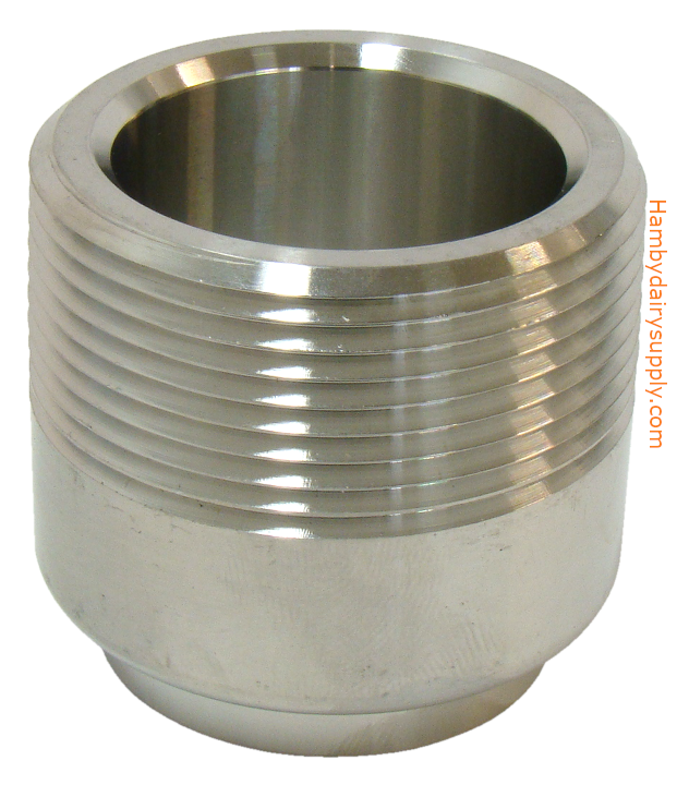 1.5 inch Stainless Steel Weld Ferrule for MPT or NPT 4999-1000-361