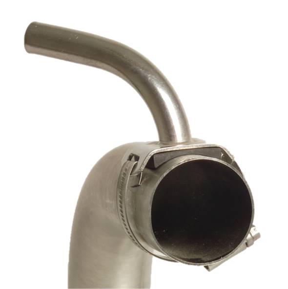 Stainless Steel 45° Left Milk Entry Hose Clamp