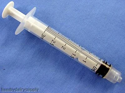 3 ml Syringe Luer Lock - box of 100