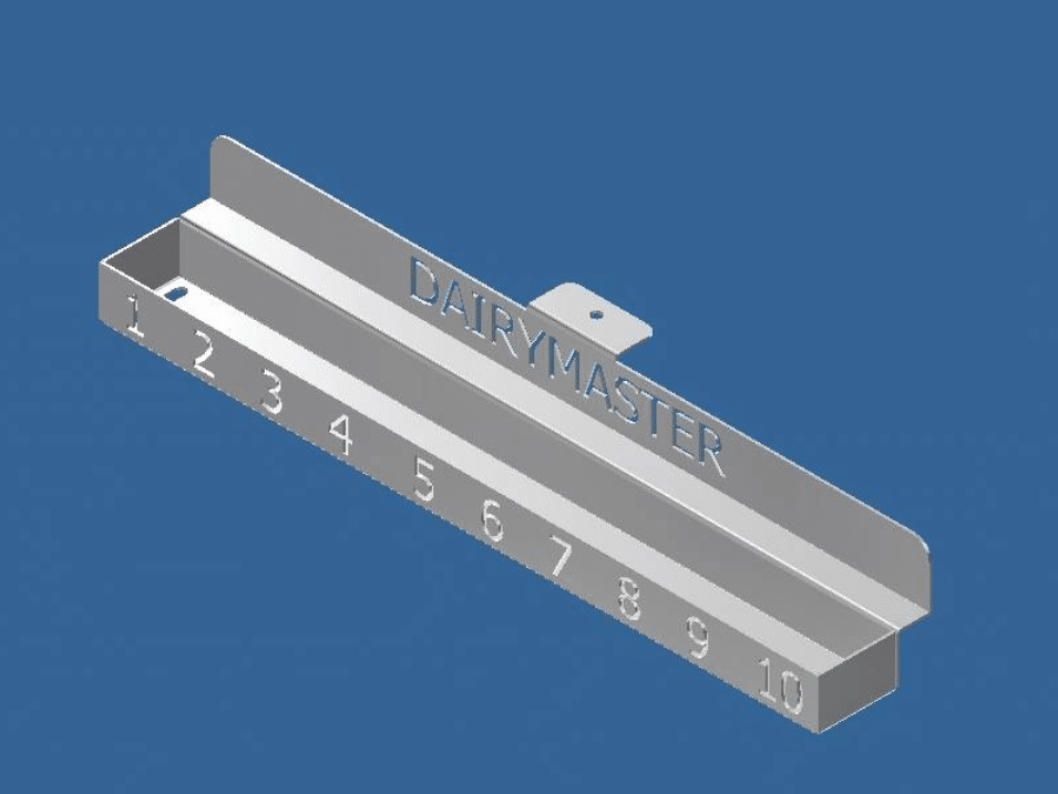 Milk Meter Sample Bottle Rack Frame