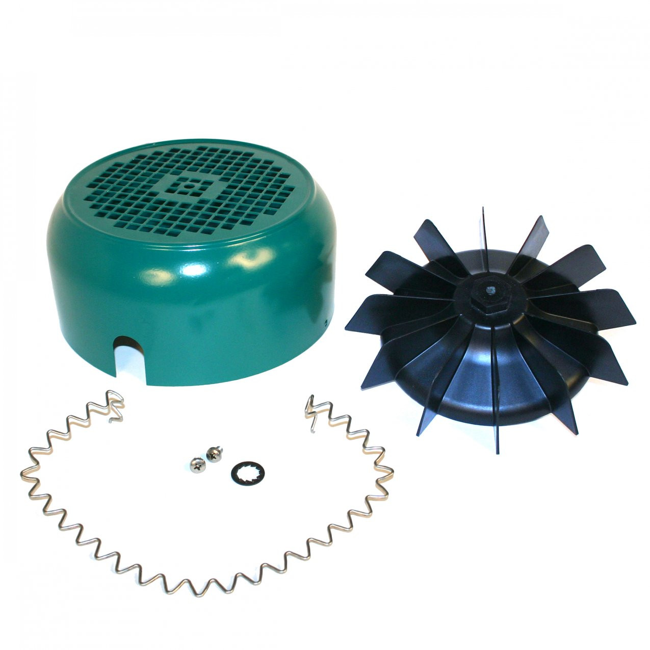 Replacement fan and cover for Westfalia RPS Vacuum Pump