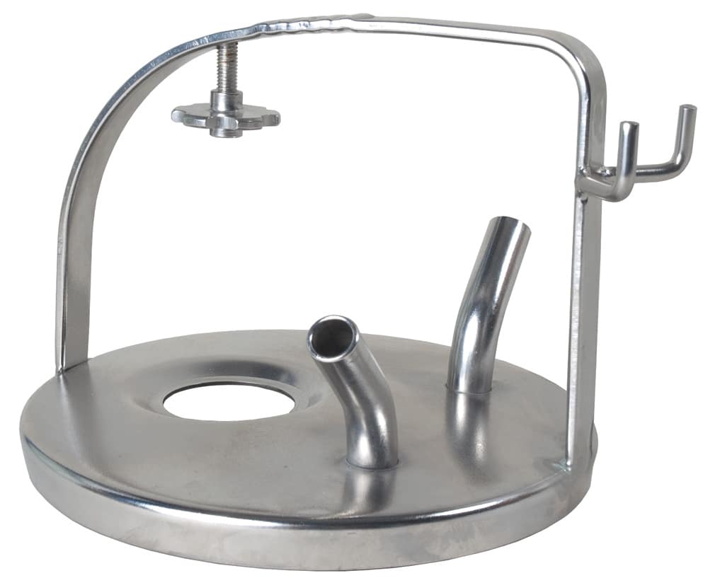 Stainless steel lid for eco dump bucket