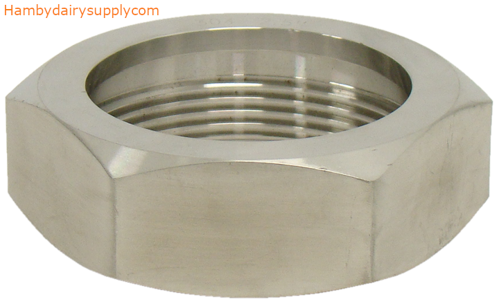 Hexnut for 2.5 inch Milk Tank Valve - Stainless Steel 4999-1000-395