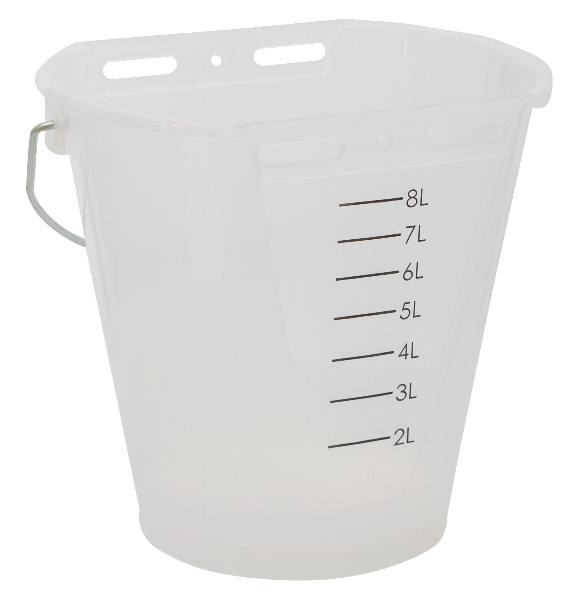 Tränkeeimer transparent mit Skala