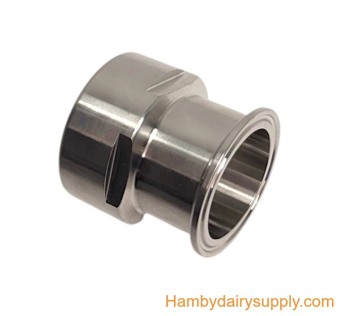 Clamp x Female NPT 2.0 x 2.0 Stainless Steel Adapter - HD for wrench 4999-1000-912