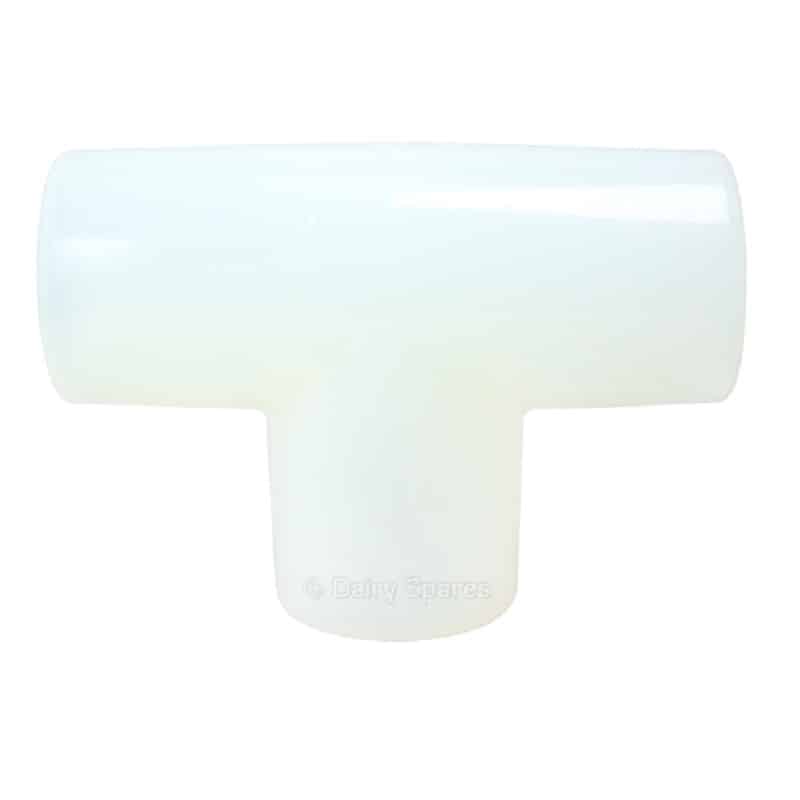 Clear silicone equal tee 50mm SF52