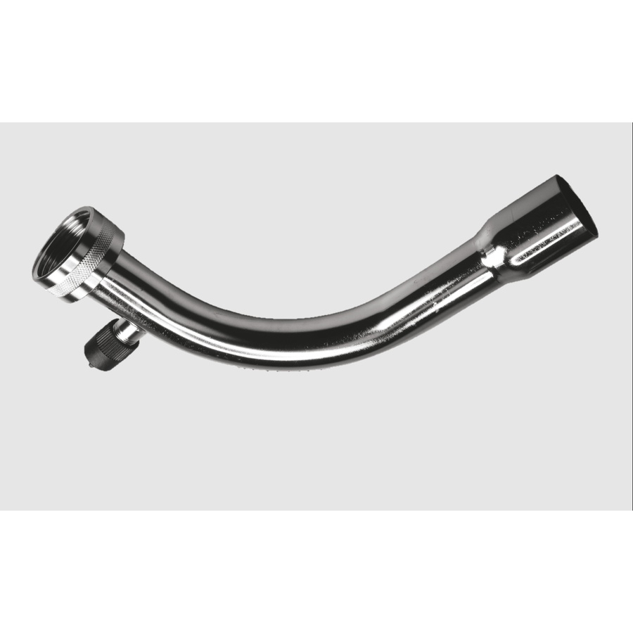 Stainless Steel 90° Outlet 40/32mm with 3/8″ Drain