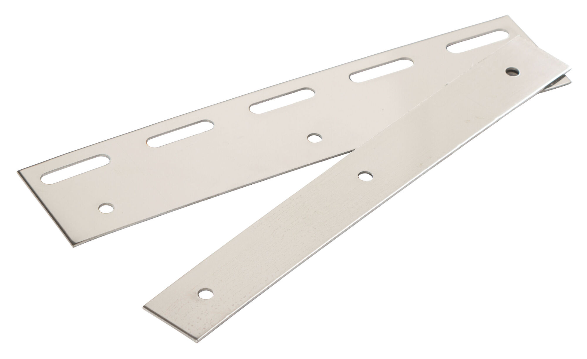 Klemm- und Pendelblech 200mm Edelstahl für PVC-Vorhang