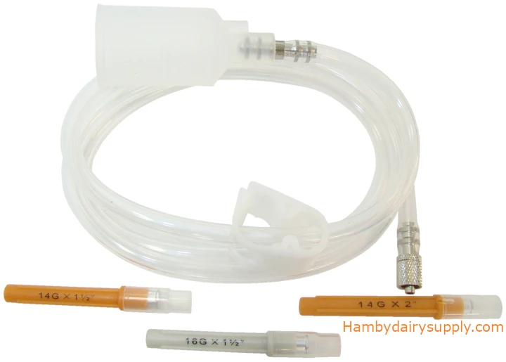 SIMPLEX I.V. Set with clear tubing 3 needles included 16g x 1.5 + 14g x 1.5 TA-8145