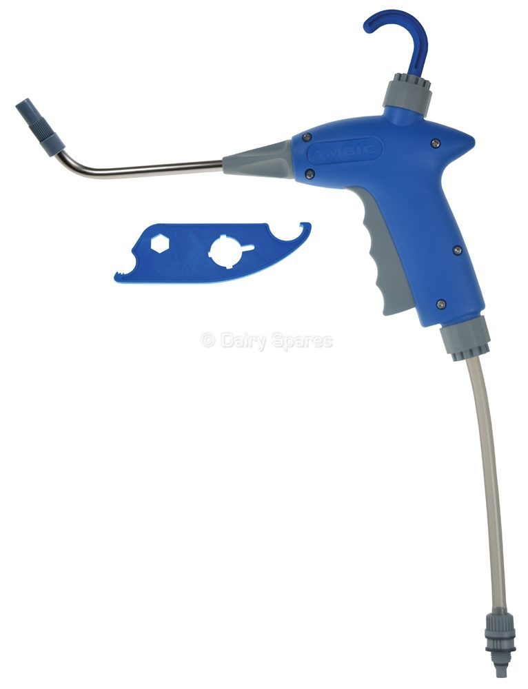Ambic OptiSprayer™ Gun c/w Standard Stainless Steel Lance + Plastic Nozzle Bottom Load – AO402B AO402B