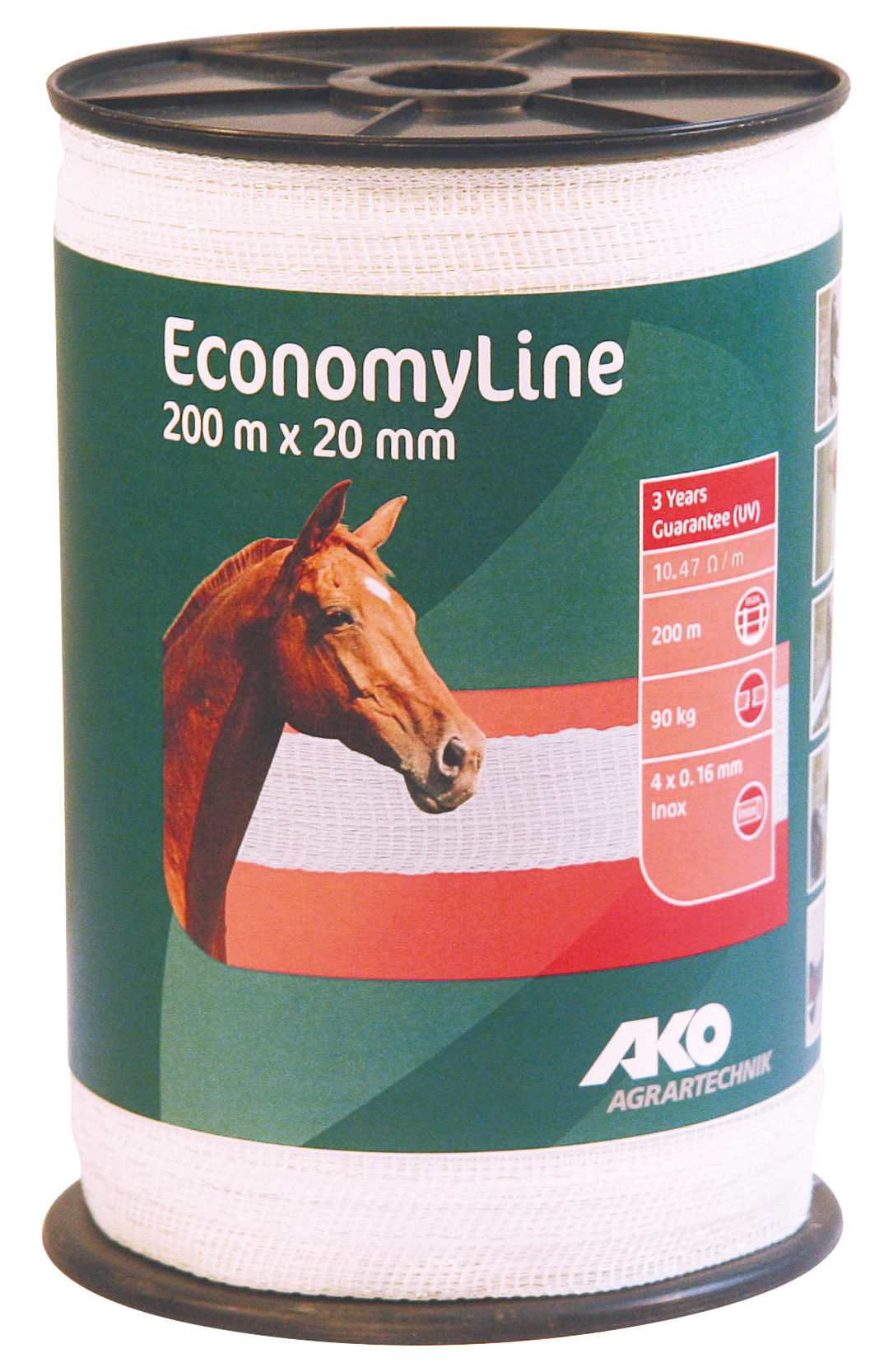 AKO Weidezaunband EconomyLine 20 mm weiß | 200 m